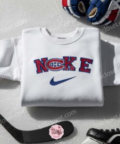 Montreal Canadiens Embroidered Shirt, NHL Sports Embroidered Hoodie, Best Gift Idea