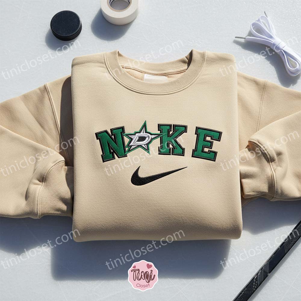 Dallas Stars Embroidered Shirt, NHL Sports Embroidered Hoodie, Best Gift Idea Dallas Stars Embroidered Shirt, NHL Sports Embroidered Hoodie, Best Gift Idea