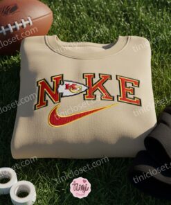 Kansas City Chiefs Embroidered Shirt, NFL Sports Embroidered Hoodie, Best Gift Idea