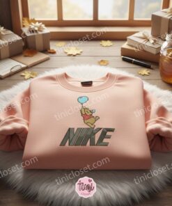 Pooh Bear Floating With Balloon Embroidered Sweatshirt, Bestie Matching Disney Top, Galentine Gift Ideas 1 Pooh Bear Floating With Balloon Embroidered Sweatshirt, Bestie Matching Disney Top, Galentine Gift Ideas (1)