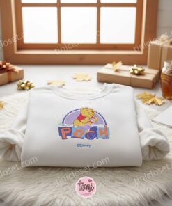 Retro Winnie The Pooh Embroidered Sweatshirt, Cute Valentine Crewneck Gift For Her, Vintage Disney Style Hoodie 1 Retro Winnie The Pooh Embroidered Sweatshirt, Cute Valentine Crewneck Gift For Her, Vintage Disney Style Hoodie (1)