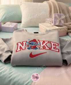 Valentine Stitch in Sweater Embroidered Hoodie, Custom Cozy Experiment 626 Sweatshirt, Ohana Means Family Crewneck, Gift for Him Her 2 Valentine Stitch in Sweater Embroidered Hoodie, Custom Cozy Experiment 626 Sweatshirt, Ohana Means Family Crewneck, Gift for Him Her (2)