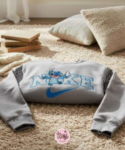 Stitch Waving Hello Embroidered Hoodie, Friendly Experiment 626 Sweatshirt, Disney Ohana Greeting Apparel, Gift for Him Her 1 Stitch Waving Hello Embroidered Hoodie, Friendly Experiment 626 Sweatshirt, Disney Ohana Greeting Apparel, Gift for Him Her (2)