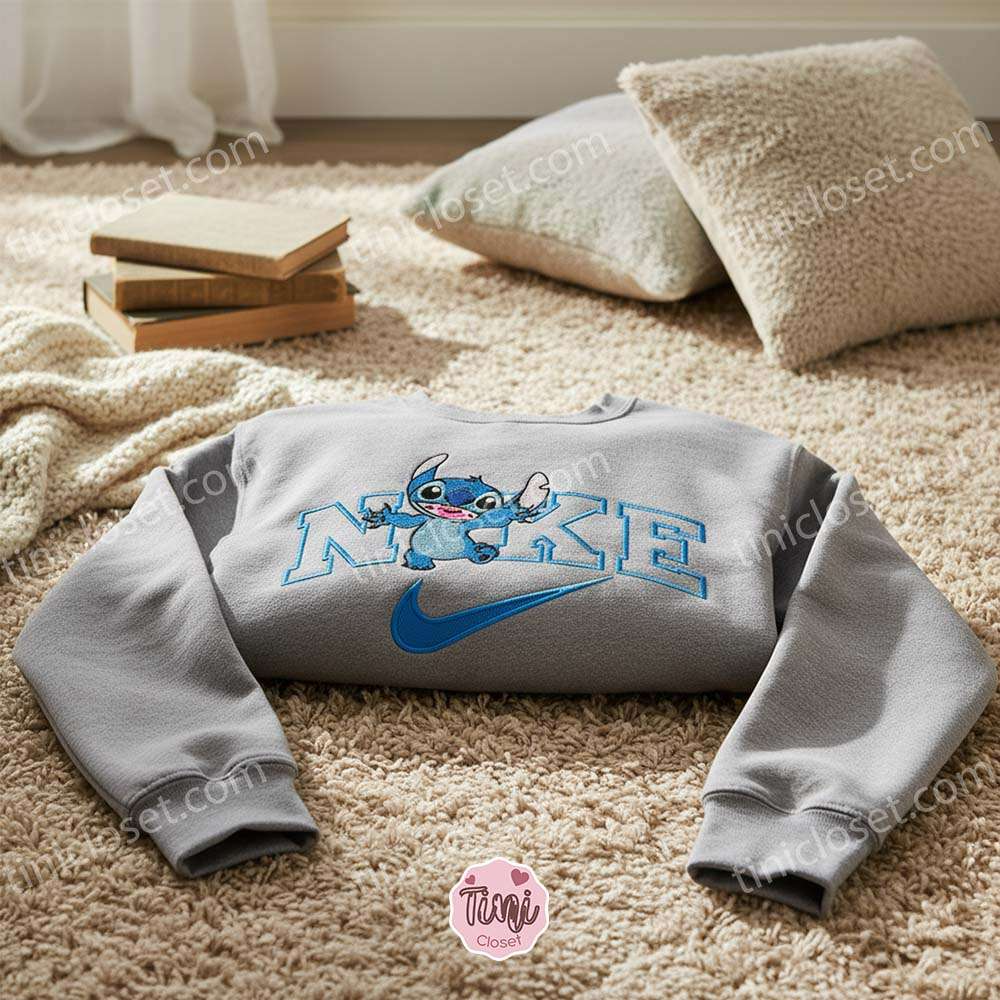 Stitch Waving Hello Embroidered Hoodie, Friendly Experiment 626 Sweatshirt, Disney Ohana Greeting Apparel, Gift for Him Her Stitch Waving Hello Embroidered Hoodie, Friendly Experiment 626 Sweatshirt, Disney Ohana Greeting Apparel, Gift for Him Her