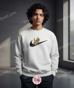 Custom Eevee Embroidered Sweatshirt, Swoosh Pokemon Crewneck, Anime Streetwear Hoodie 2 Custom Eevee Embroidered Sweatshirt, Swoosh Pokemon Crewneck, Anime Streetwear Hoodie (2)