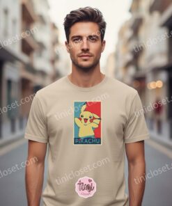 Pikachu Embroidered Sweatshirt, Just Because Gift For Him Her, Classic Anime Hoodie T Shirt (3)