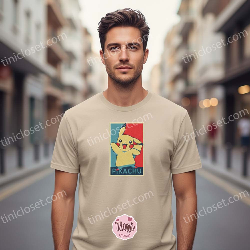 Pikachu Embroidered Sweatshirt, Just Because Gift For Him Her, Classic Anime Hoodie T-Shirt Pikachu Embroidered Sweatshirt, Just Because Gift For Him Her, Classic Anime Hoodie T-Shirt