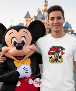 Sporty Mickey Mouse Embroidered Sweatshirt, Disney Trip Sporty Mickey Hoodie, Disney Park Outfit for Him (2)