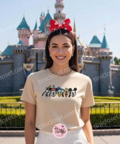 Mickey and Friends Embroidered Sweatshirt, Mickey Minnie Donald Goof