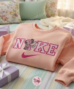 Angel Experiment 624 Embroidered Sweatshirt, Minimalist Disney Couple Hoodie, Cute Ohana Means Family Crewneck, Gift for Disney Lovers (3)