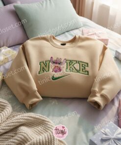 Angel Gryffindor Embroidered Sweatshirt, Stitch Harry Potter Hoodie, Minimalist Ohana Means Family Crewneck, Gift for Disney and Potter Fans (2)