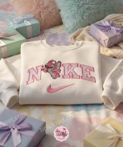 Angel Valentine Blow Kiss Embroidered Hoodie, Custom Couple Experiment 624 Shirt, Ohana Family Anniversary Gift, Gift for Him Her (2)