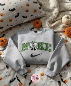 Beetlejuice Heart Embroidered Hoodie, Bad Bunny Beetlejuice Sweatshirt, Spooky Valentine Horror Movie Crewneck, Halloween Gift for Him Her