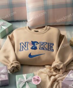 Blue Stitch Embroidered Sweatshirt, Custom Experiment 626 Hoodie, Minimalist Ohana Means Family Crewneck, Personalized Disney Gift 1 Blue Stitch Embroidered Sweatshirt, Custom Experiment 626 Hoodie, Minimalist Ohana Means Family Crewneck, Personalized Disney Gift (2)