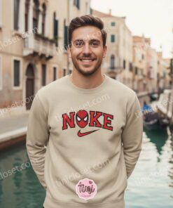 Custom Spidey Swoosh Embroidered Hoodie, Sweatshirt, T Shirt Premium Spider Hero Crewneck & Tee (1)