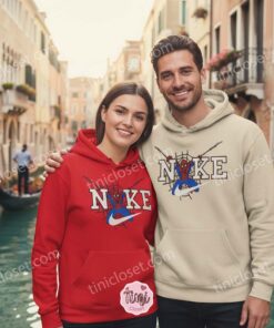 Spider-Man Web Swoosh Embroidered Hoodie, Sweatshirt, T-Shirt | 90s Vintage Streetwear