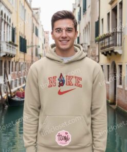 Hanging Spider Man Embroidered Shirt, Custom Marvel Superhero Apparel (3)