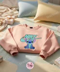 Experiment 626 Embroidered Sweatshirt, Minimalist Disney Stitch Crewneck, Cute Ohana Means Family Hoodie, Unique Gift for Disney Lovers