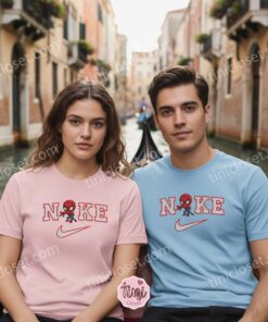 Custom Spider Man Embroidered Hoodie, Chibi Spidey Embroidery Sweatshirt, Per