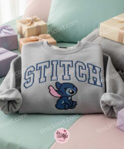 Minimalist Classic Sitting Stitch Hoodie, Custom Aesthetic Experiment 626 Sweatshirt, Ohana Means Family Crewneck, Disney Gift for Him Her (2)