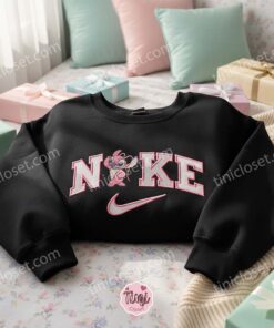 Minimalist Angel Embroidered Sweatshirt, Custom Aesthetic Experiment 624 Hoodie, Ohana Family Disney Crewneck, Gift for Her (1)