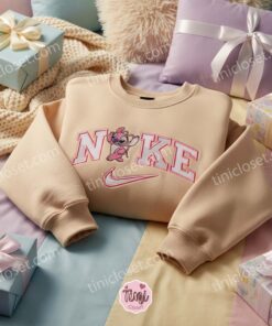 Minimalist Angel Embroidered Sweatshirt, Custom Aesthetic Experiment 624 Hoodie, Ohana Family Disney Crewneck, Gift for Her (3)