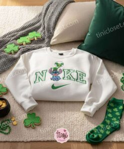 St. Patrick's Day Stitch Disney Balloon Embroidered Hoodie, Embroidered Lucky Holiday Sweatshirt, Disney Green Holiday Crewneck, Gift for Him Her 2 St. Patrick's Day Stitch Disney Balloon Embroidered Hoodie, Embroidered Lucky Holiday Sweatshirt, Disney Green Holiday Crewneck, Gift for Him Her (3)