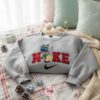 Stitch as Christmas Elf Embroidered Sweatshirt, Custom Merry Stitchmas Green Outfit Hoodie, Ohana Holiday Elf Spirit Shirt, Gift for Him Her