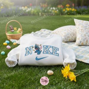 Stitch Easter Bunny Ears and Carrot Embroidered Hoodie, Easter Egg Hunter Experiment 626 Sweatshirt, Cute Spring Holiday Apparel, Gift for Him Her (2) Stitch Easter Bunny Ears and Carrot Embroidered Hoodie, Easter Egg Hunter Experiment 626 Sweatshirt, Cute Spring Holiday Apparel, Gift for Him Her (2)