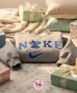 Stitch Embroidered Hoodie, Experiment 626 Custom Sweatshirt, Minimalist Disney Crewneck, Ohana Means Family, Gift for Disney Fans (3)