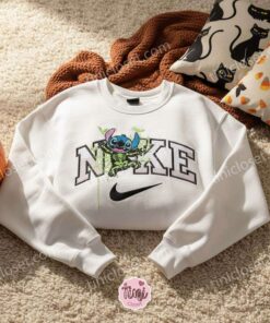 Stitch Glow in the Dark Skeleton Embroidered Hoodie, Glowing Bone Experiment 626 Sweatshirt, Spooky Neon Halloween Apparel, Gift for Him Her (2)