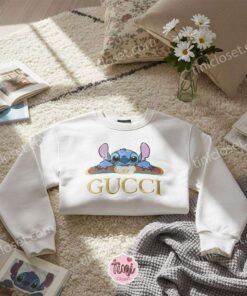 Stitch Luxury Fashion Logo Embroidered Hoodie, High End Designer Experiment 626 Sweatshirt, Streetwear Chic Embroidery Apparel, Gift for Him Her (1)