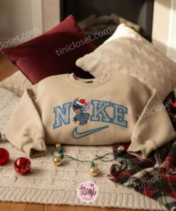 Stitch Tangled in Christmas Lights Embroidered Hoodie, Messy Holiday Experiment 626 Sweatshirt, Disney Festive Lights Apparel, Gift for Him Her 2 Stitch Tangled in Christmas Lights Embroidered Hoodie, Messy Holiday Experiment 626 Sweatshirt, Disney Festive Lights Apparel, Gift for Him Her (3)