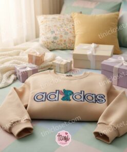 Stitch Trendy Sport Logo Embroidered Hoodie, Custom Streetwear Experiment 626 Sweatshirt, Ohana Means Family Crewneck, Gift for Him Her