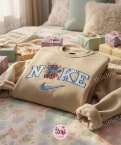 Valentine Stitch Hula Dance Embroidered Hoodie, Custom Tropical Experiment 626 Sweatshirt, Ohana Means Family Crewneck, Gift for Him Her 2 Valentine Stitch Hula Dance Embroidered Hoodie, Custom Tropical Experiment 626 Sweatshirt, Ohana Means Family Crewneck, Gift for Him Her (3)