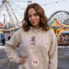 Daisy Duck Farmer Embroidered Shirt, Disney Characters Embroidered Hoodie, Best Gift Ideas