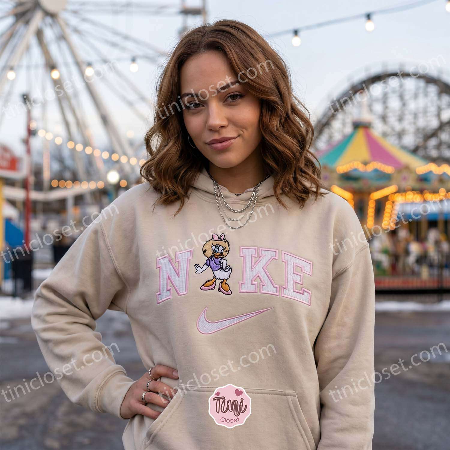 Daisy Duck Farmer Embroidered Shirt, Disney Characters Embroidered Hoodie, Best Gift Ideas Daisy Duck Farmer Embroidered Shirt, Disney Characters Embroidered Hoodie, Best Gift Ideas
