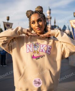 Daisy Duck Just Do It Embroidered T shirt, Vintage Disney Character Hoodie, Retro Sporty Cartoon Apparel, Birthday Gift for Her (2)