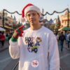 Donald Duck Ho Ho Ho Christmas Embroidered Sweatshirt, Retro Disney Holiday Apparel, Festive Xmas Character Crewneck, Holiday Gift for Him Her