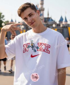 Donald Duck Sporty Embroidered T shirt, Retro Disney Character Shirt, Vintage Style Cartoon Apparel, Birthday Gift for Him (2)