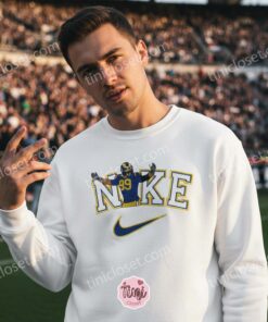 Aaron Donald 89 NFL Embroidered Sweatshirt, Los Angeles Rams Sports Hoodie, Custom Nike Inspired Rugby Style Shirt, American Football Crewneck