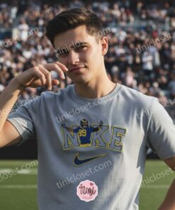 Aaron Donald 89 NFL Embroidered Sweatshirt, Los Angeles Rams Sports Hoodie, Custom Nike Inspired Rugby Style Shirt, American Football Crewneck (2)