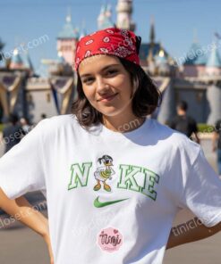 Daisy Duck Pirate Embroidered Shirt, Disney Character Embroidered Hoodie, Custom Nike Inspired Sportswear Hoodie, Funny Duck Embroidered Crewneck