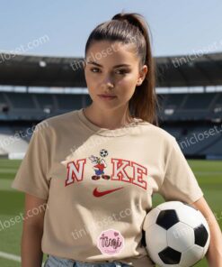 Daisy Duck Soccer Embroidered Sweatshirt, Disney Character Sports Apparel, Custom Nike Inspired Soccer Girl Hoodie, Cute Cartoon Sports Crewneck 2 Daisy Duck Soccer Embroidered Sweatshirt, Disney Character Sports Apparel, Custom Nike Inspired Soccer Girl Hoodie, Cute Cartoon Sports Crewneck (3)