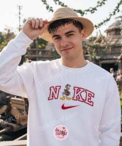 Donald Duck Safari Embroidered Shirt, Disney Character Embroidered Hoodie, Custom Nike Inspired Sportswear Hoodie, Funny Duck Embroidered Crewneck 2 Donald Duck Safari Embroidered Shirt, Disney Character Embroidered Hoodie, Custom Nike Inspired Sportswear Hoodie, Funny Duck Embroidered Crewneck (3)