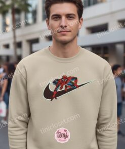 Custom Crouching Spider Man Embroidered Hoodie, Action Pose Hero Sweatshirt & Crewneck, Comic Fan Apparel (4)