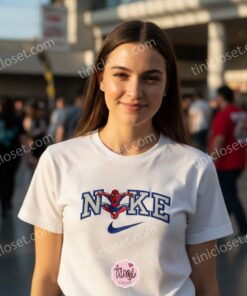 Custom Spider Man Embroidered Hoodie, Superhero Sweatshirt, Custom Comic Hero T Shirt, Gift for Marvel Fans 98