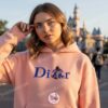 Eeyore Embroidered Hoodie, Disney Character Brand Logo Inspired Sweatshirt, Custom Eeyore Embroidered Shirt, Retro Cartoon Luxury Style Crewneck
