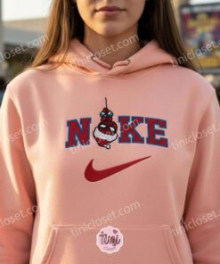Embroidered Spider Man Christmas Sweatshirt, Superhero Santa Hat Hoodie, Festive Superhero Embroidered Shirt (4)