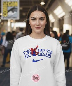 Spider Man Web Logo Embroidered Hoodie for Men & Women, Spider Man Embroidered T Shirt, Custom Embroidered Spider Man Sweatshirt (3)